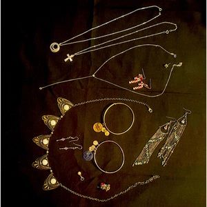 Full bundle • sterling silver jewelry • Alex & Ani necklaces earrings